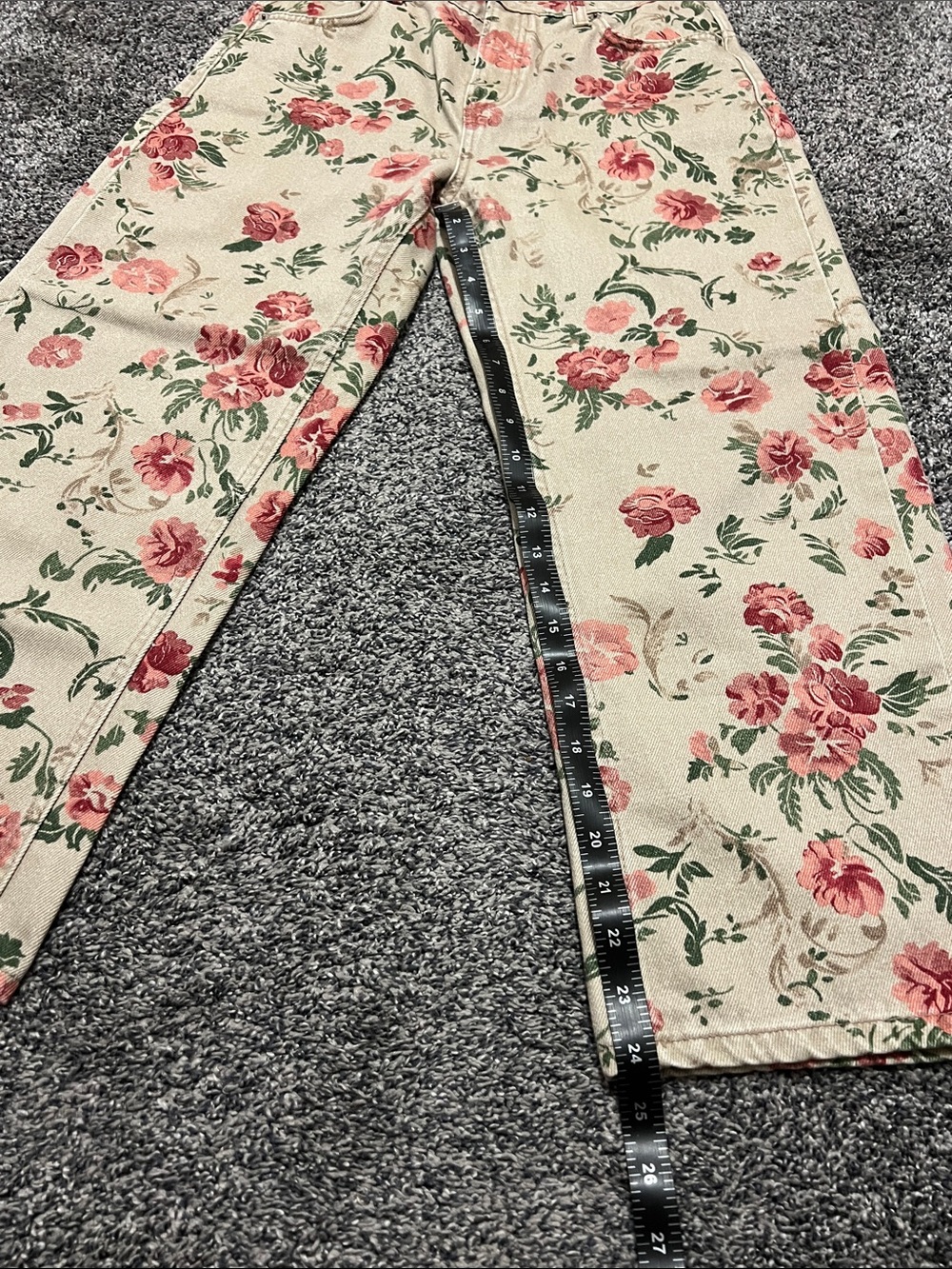 We The Free Deep Trance Floral Printed Jeans - Picture 7 of 9